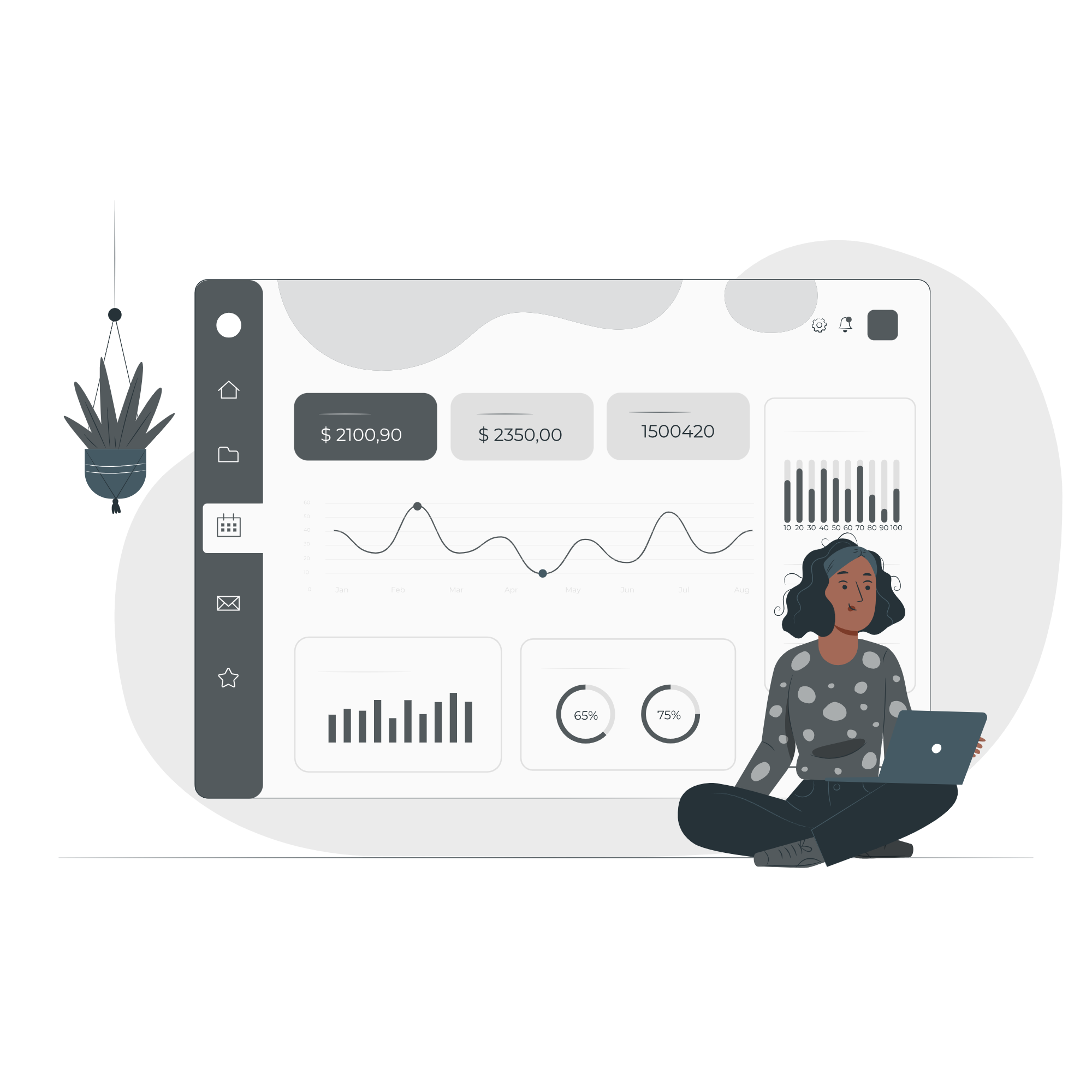 Painel de controle do sistema